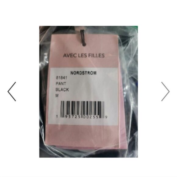 Avec Les FillesFaux Leather Paperbag Waist Tapered Trouser - Picture 4 of 12